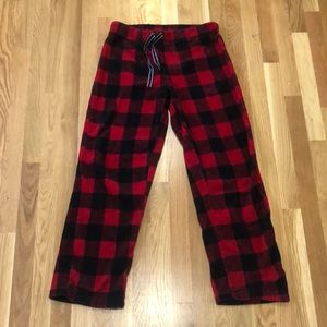 Faded Glory Buffalo Plaid Fleece Pajama Pants